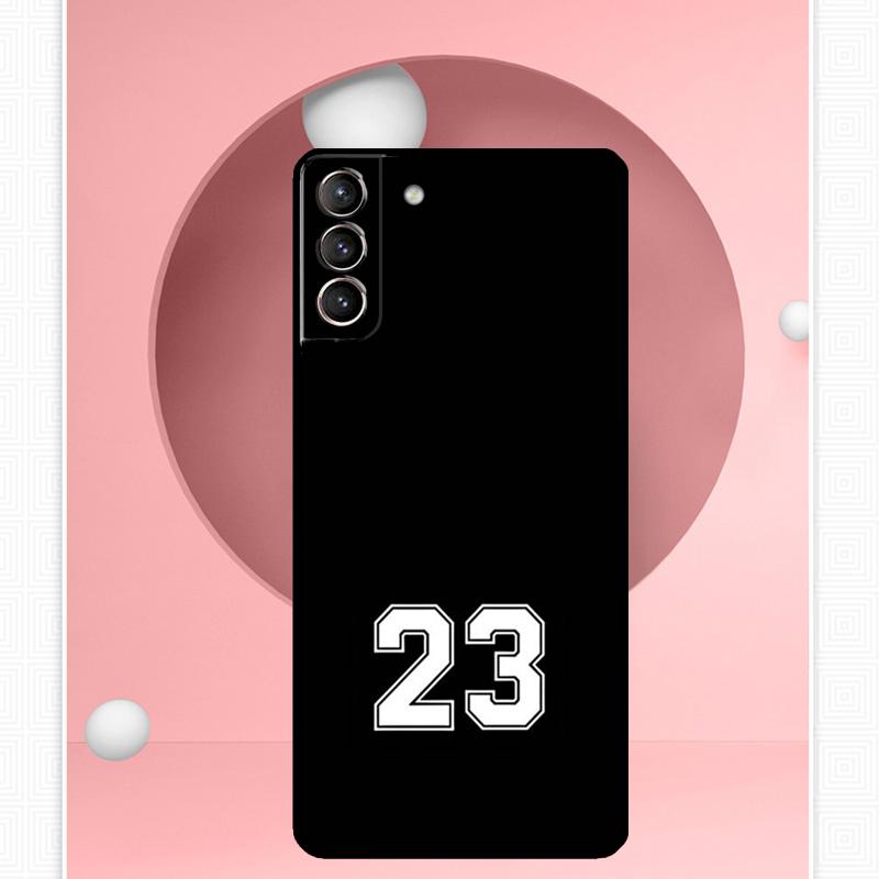 Баскетбольный номер 23 чехол для Samsung Galaxy S22 S23 S24 Ultra Note 20 10 S8 S9 S10 Plus S21 S20 FE мягкий чехол