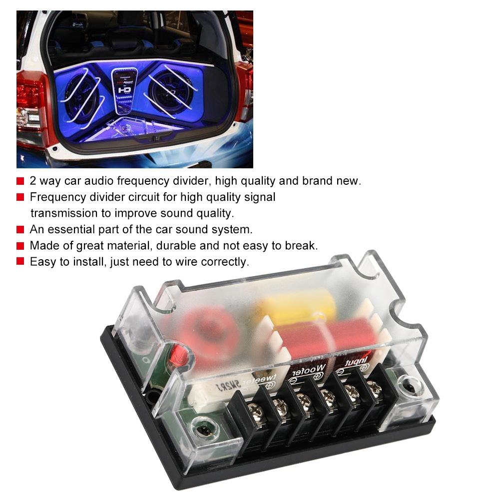 2-полосный автомобильный аудио делитель частоты динамик звуковой фильтр автомобильные аксессуары