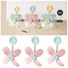 1/3Pcs Wall Mounted Air Conditioning Ventilator Windmill Shaped Air Conditioner Vent Fan  Bedroom