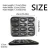 12 Hole Cake Mold Carbon Steel Baking Tray Sturdy Cupcake Mold  Baking Tool