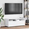 TV Stand VISNES White 100x40x38 cm Engineered Wood
