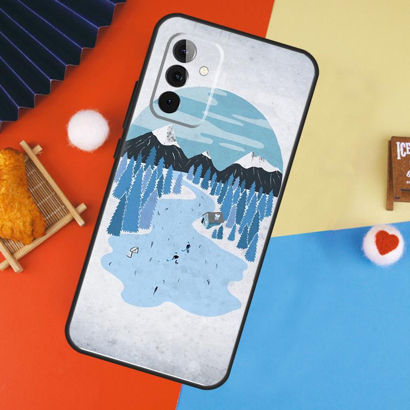 Кейс для хоккея на пруду для Samsung Galaxy A54 A34 A14 A55 A35 A33 A53 A13 A23 A17 A06 A16 A56 A36 A52 A32 A15