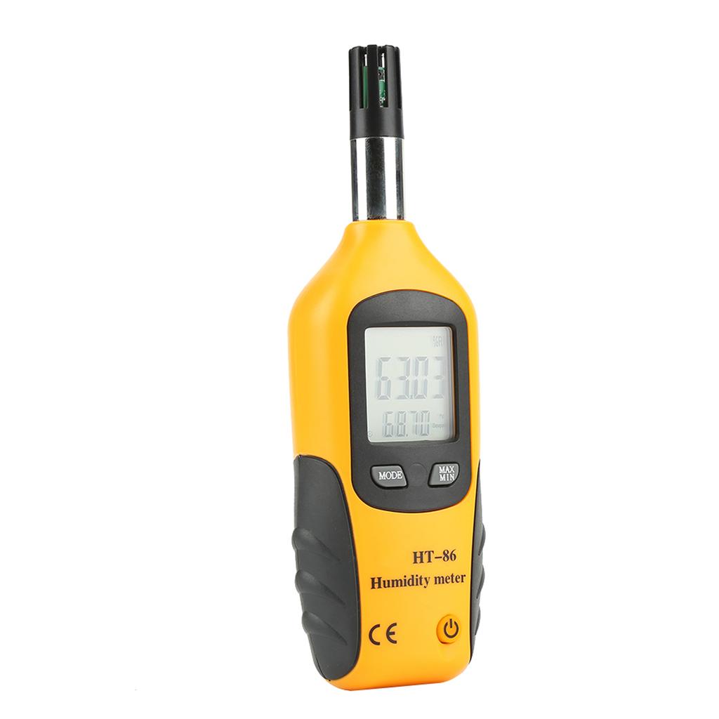 Digital Thermometer Hygrometer Wet Bulb Dew Point Temperature Meter