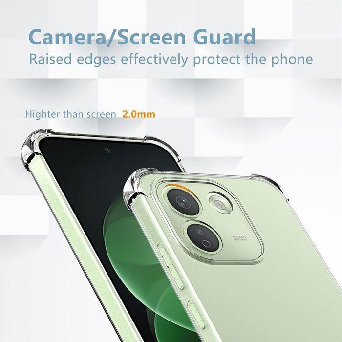 Coque + 2 Verres Trempés pour Xiaomi Redmi Note 17 Pro Max 5G, Silicone Antichoc Coins Renforcés