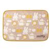 Nishikawa Miffy Kitchen FQ72185025 Плед, Легкий, 70x100см, Стирающийся, Использование, Бежевый,