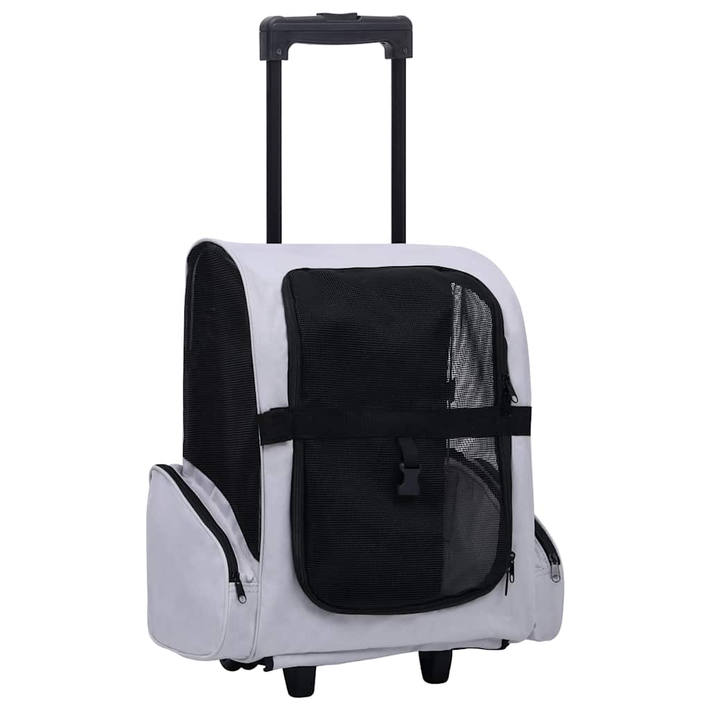3 in 1 Foldable Pet Trolley Gray