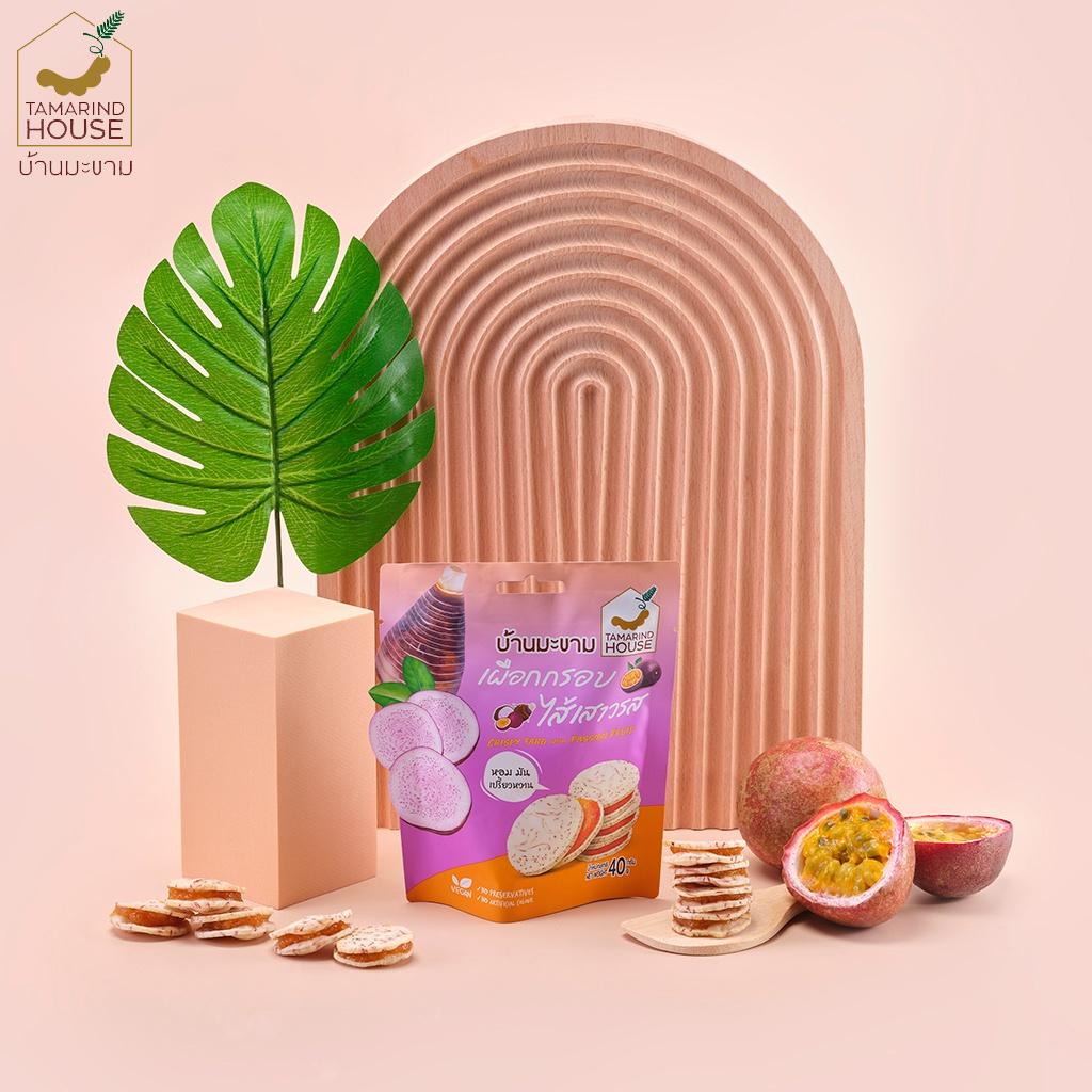 Tamarind House Crispy Taro с тамариндом/маракуйей 40 г. х 1/2/3/6 шт.
