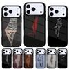 Чехол для телефона с арабской каллиграфией и картой Палестины для iPhone 17 Air 16e 15 14 13 Pro Max Задняя крышка для 12 11 Pro Coque