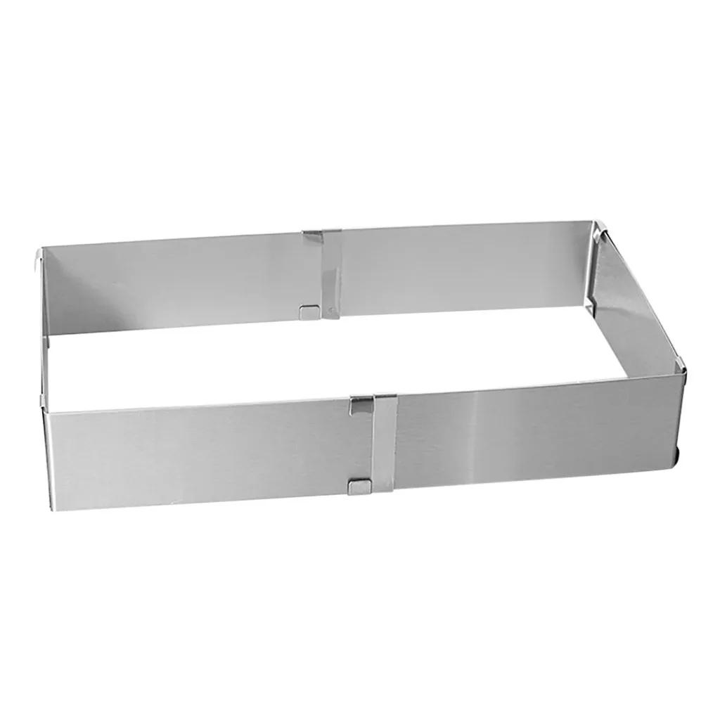 Регулируемая форма из нержавеющей стали для торта, печенья, помадки, мусса, инструмент для выпечки, форма для торта, кондитерские принадлежности, инструменты для украшения торта