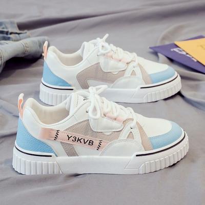 Кроссовки женские синие кроссовки на платформе женские повседневные туфли большого размера Lover Shoes Zapatillas Mujer