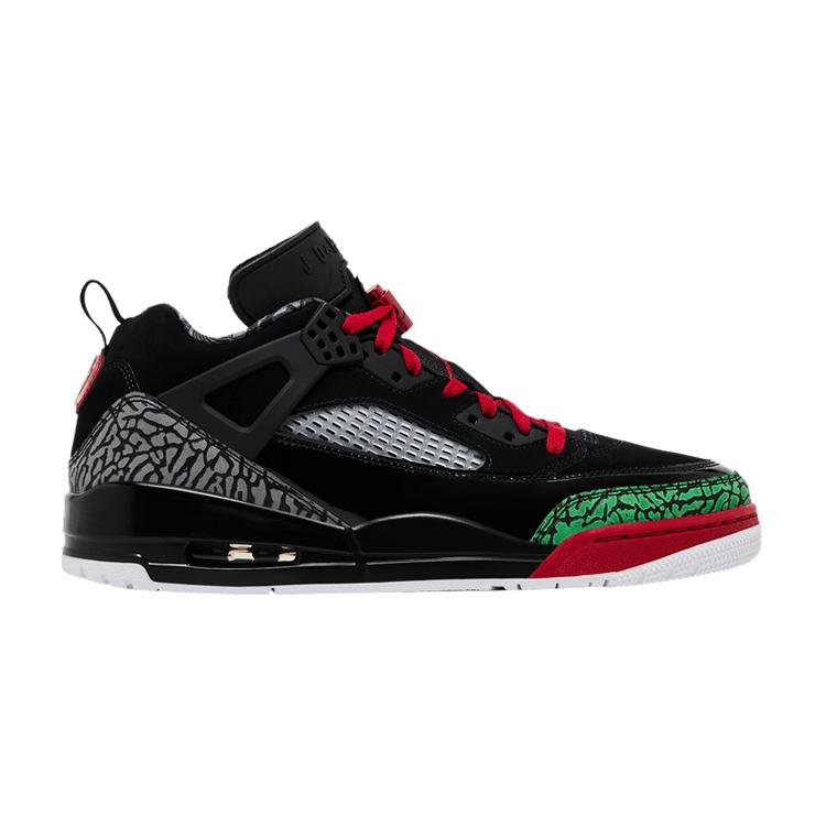 Jordan Spizike Low Black Classic Green White Varsity Red