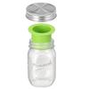 Multi-functional 16/24 Oz Salad Glass Jars Leak-Proof with Sauce Cup Mason Jar Sealed Wide Mouth Food Storage Jar Lunch Prep