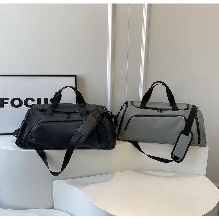 Большая вместительная дорожная сумка-тележка унисекс и сумка для фитнеса с плечевым ремнем