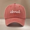 Face-showing Little Hip-hop Hat for Men and Women Same Style Curved Brim Hat for Vacation Travel Dining