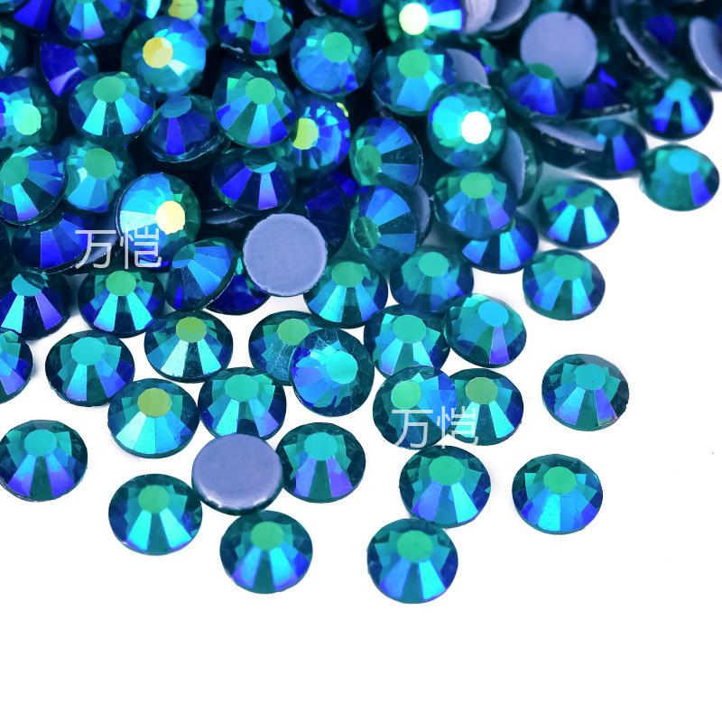Blue Series Glass Hot Drill, Hot Melt Adhesive Стразы Diy Аксессуары для одежды Декоративные Красота Креативные Аксессуары