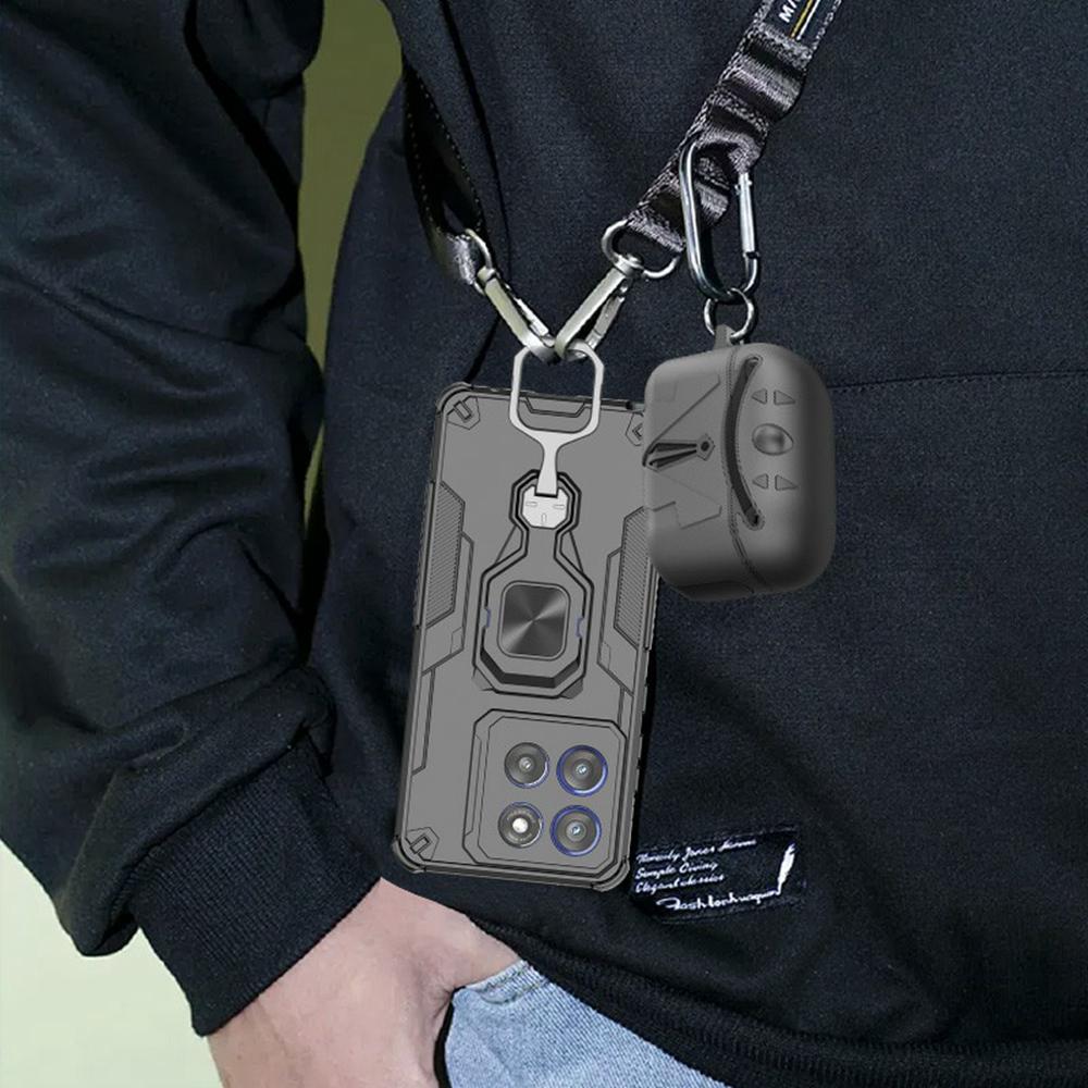 For Motorola Edge 60 Stylus 5G Case Rotatable Ring Kickstand PC+TPU Shockproof Phone Cover