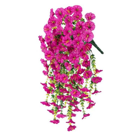 Имитация ипомеи, изысканное мастерство, искусственные цветы, яркий цвет, простота в уходе, праздничный декор для вечеринки