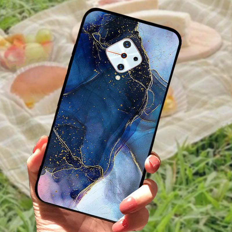 Для Vivo V17 Россия Чехол Vivo 1920 ТПУ Мягкий Силикон Мраморный Чехол для Телефона Для Vivo S1 Pro Fundas V1945A V1945T Чехол Оболочка