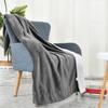 Фланелевое одеяло Утолщенное Двухслойное Комфортное на ощупь Одеяло Эластичный край Зимнее Теплое Плюшевое Одеяло Накидка на диван