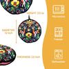 ZKOO 12" Tortilla Warmer Pouch, ulated Tortillas Pouch for Tortillas, Tacos, Naan, Pizza Rolls, Microwavable Fabric Bag, Tortilla Warmer Keeps Food