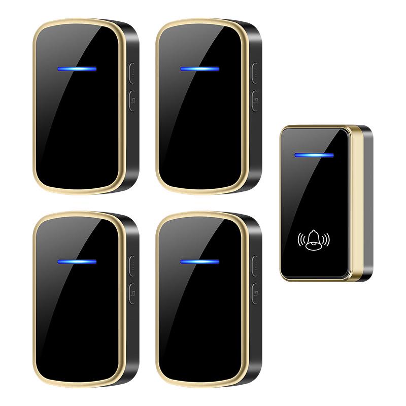International Wireless Multi-Plug Doorbell: EU/US/UK/AU-Ready with 433 MHz Range
