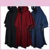 Medieval Wizard Hooded Robe Cloak For Halloween Role Play