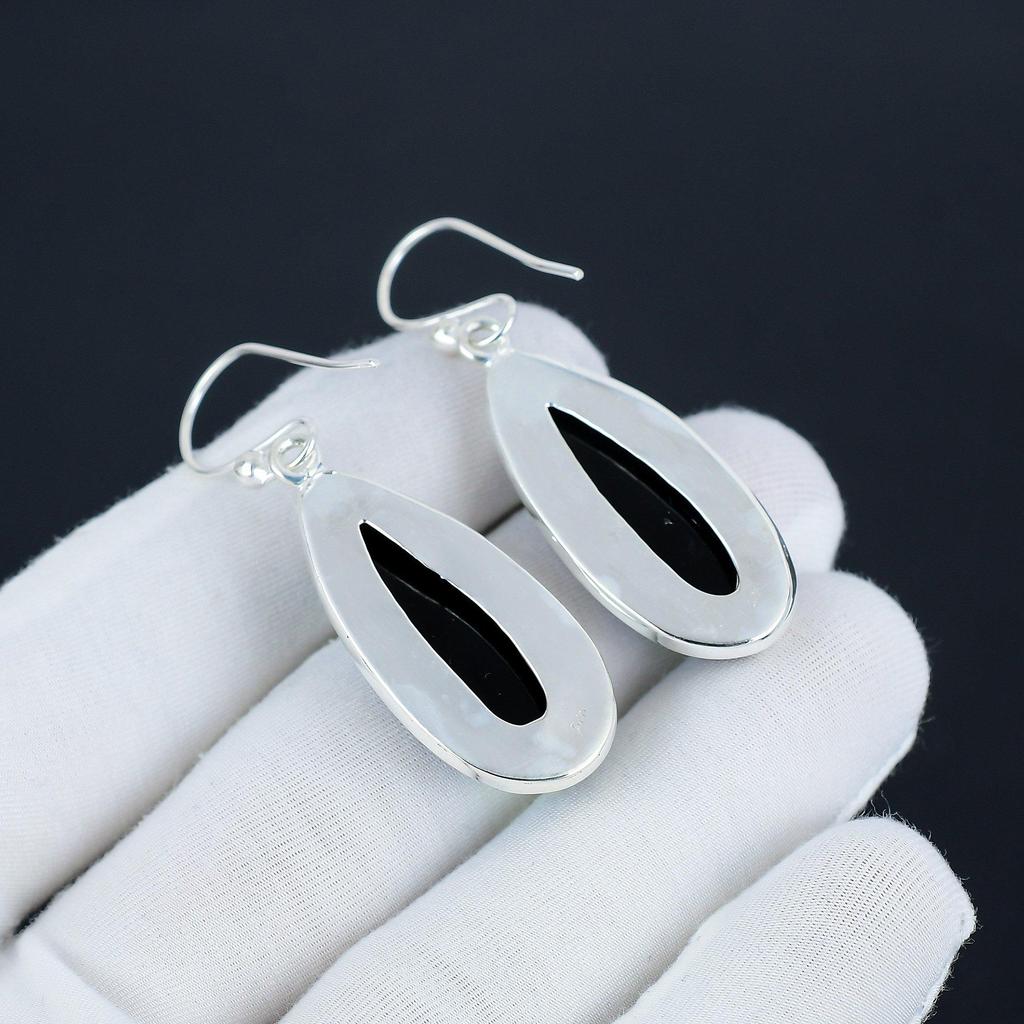 Серьги с австралийским триплетным огненным опалом, серьги из стерлингового серебра 925 пробы, серьги-подвески в стиле бохо из серебра, подарок на помолвку