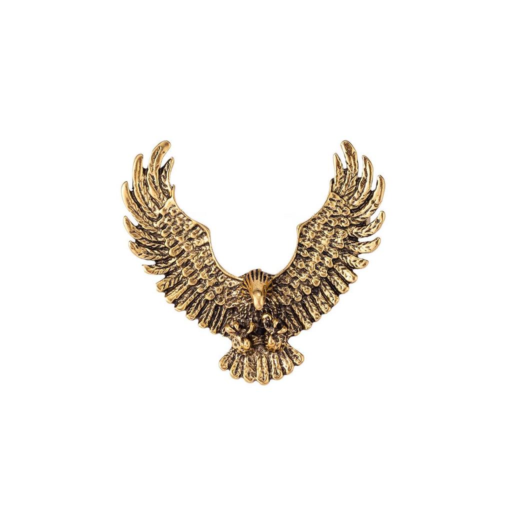 Vintage Eagle Metal Brooch Badge Accessory