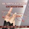 Fashionable Ultra Light Reading Glasses for Women, Versatile Anti Blue Light Reading Glasses, High-definition Retro Glasses