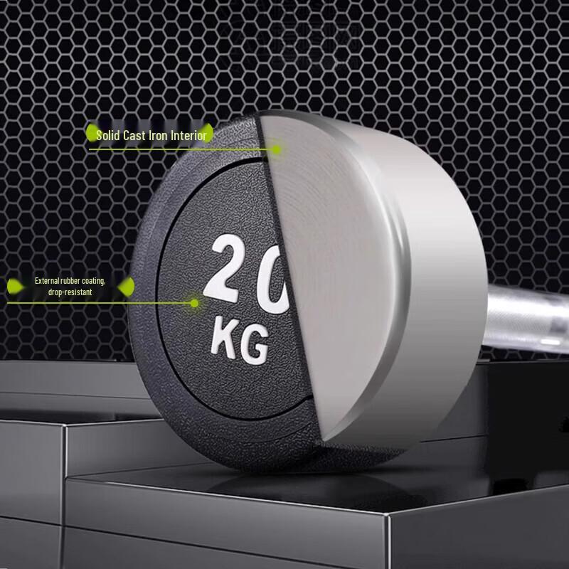 Barbell Rack and 100KG Curved Barbell Dumbbell Set