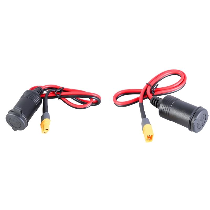 Удлинительный кабель 14AWG XT60 Папа/Мама к Адаптеру для зарядки автомобиля для Удаленных Аккумуляторных Электростанций Солнечная панель