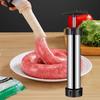 Widened Tube Sausage Filler Stainless Steel Sausage Stuffer Meat Tool Sausage Maker  Home