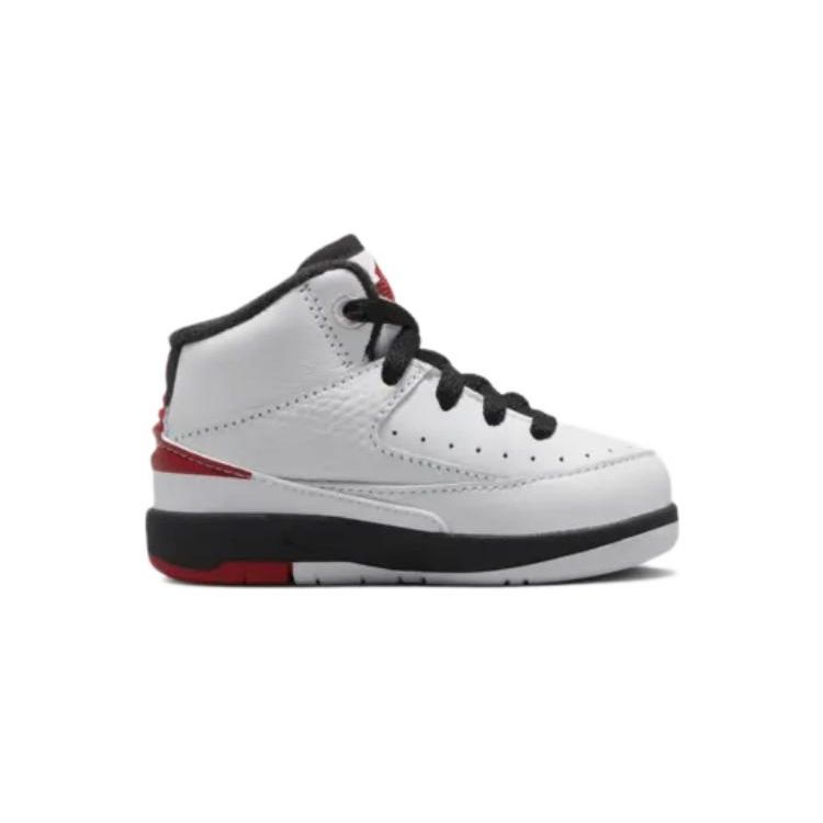 Детские кроссовки Air Jordan 2 Retro TD Chicago 2022 White Varsity-Red Black DQ8563-106