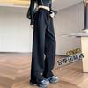 Women's High Waist Slimming Sweatpants: Narrow to Wide Leg Straight Casual Pants, Small Size, 2025 Trend.