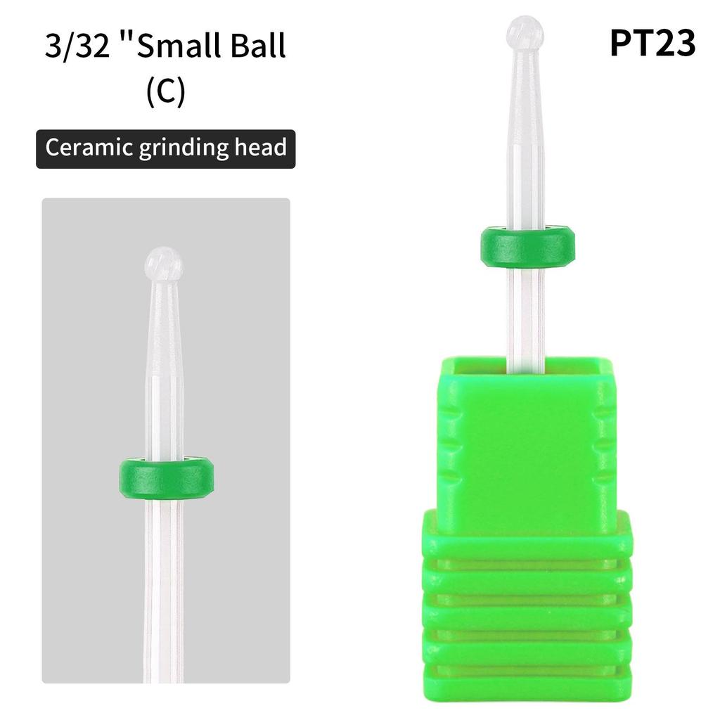 Ceramic Nail Grinding Head - Cuticle Remover & Polisher for Nail Art Tools
