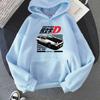 Anime Initial D Hoodies Fashion Print AE86 Hoodie R32 Sweatshirts Coat Jacket  Unisex Wo Unisex Harajuku Sweatshirt Y2k Hombre Sudadera