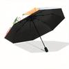 Pluto Donald Duck Daisy Duck Pluto Doggy Friends Automatic Opening and Closing Umbrella - Lightweight 3-Fold Design, Suitable for Fans, Trav