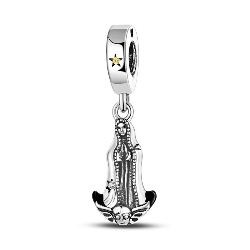 Медные подвески-шармы Крест Ангел Пирамида Фараон Бусины Подходят для оригинального браслета DIY Ювелирные шармы