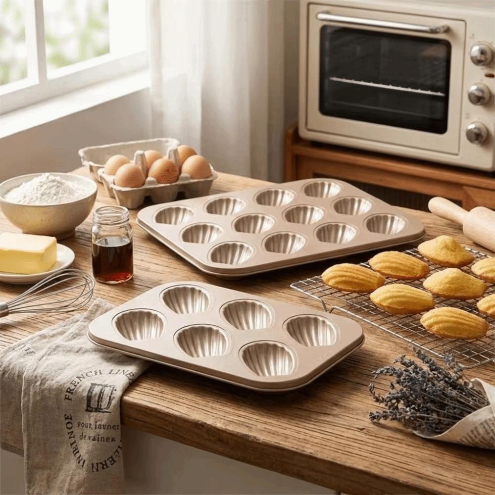 Carbon Steel Muffin Pan Thickened Baking Mold Easy Release Cupcake Mold Bakery