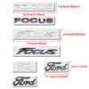 BAZG2 ABS Ford Lettering Badge Stickers Car Rear Trunk Body Emblem Auto Accessories For Ford Focus Fusion Logo ST Line MK2 MK3 MK4
