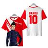 Аниме Blue Lock Jersey Мужская футболка Косплей Bastard Munchen Модные футбольные майки Летние оригинальные женские футбольные детские футболки