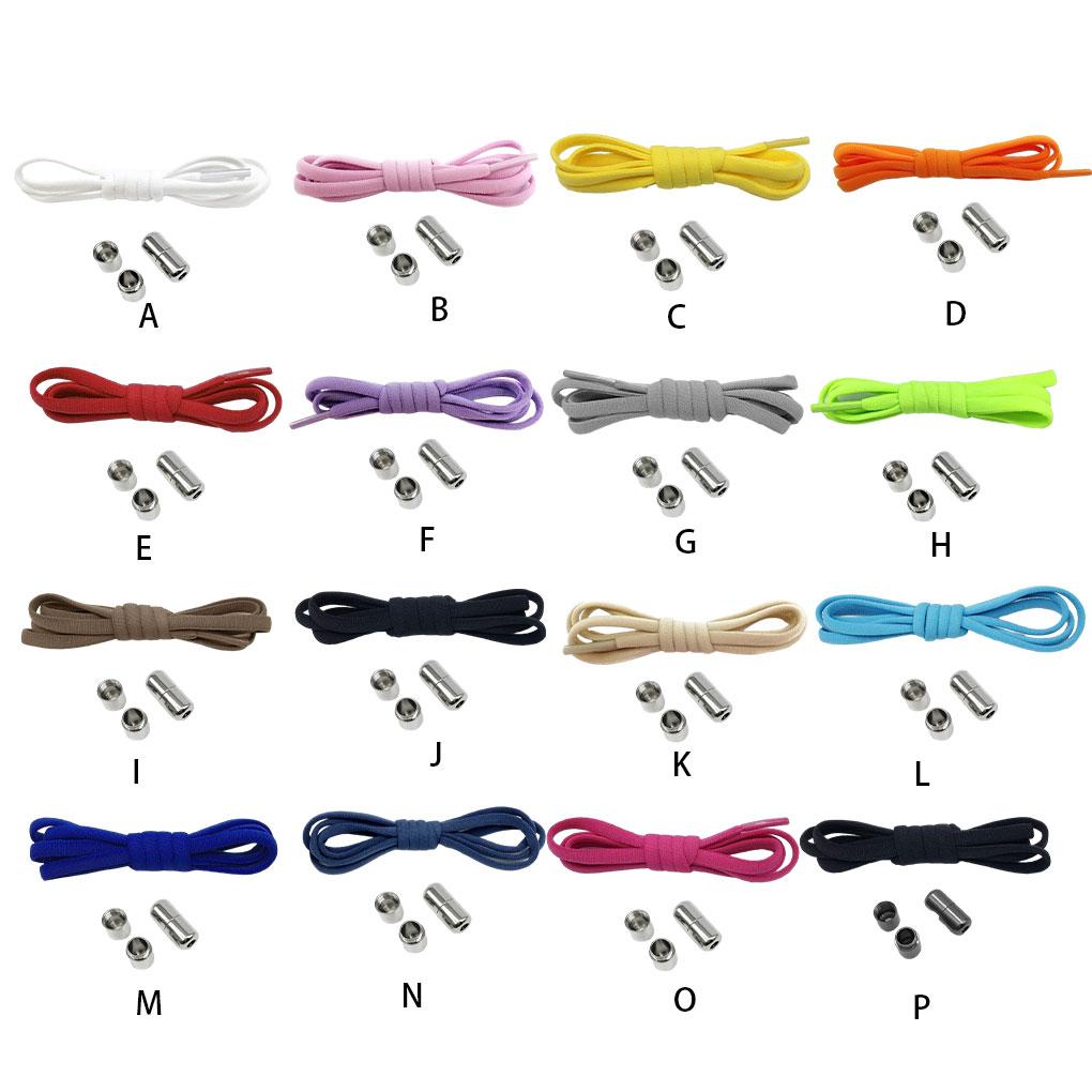 2 штуки Детские кроссовки шнурок однотонный шнурок для обуви многоразовый моющийся эластичный шнурок для обуви аксессуары для обуви