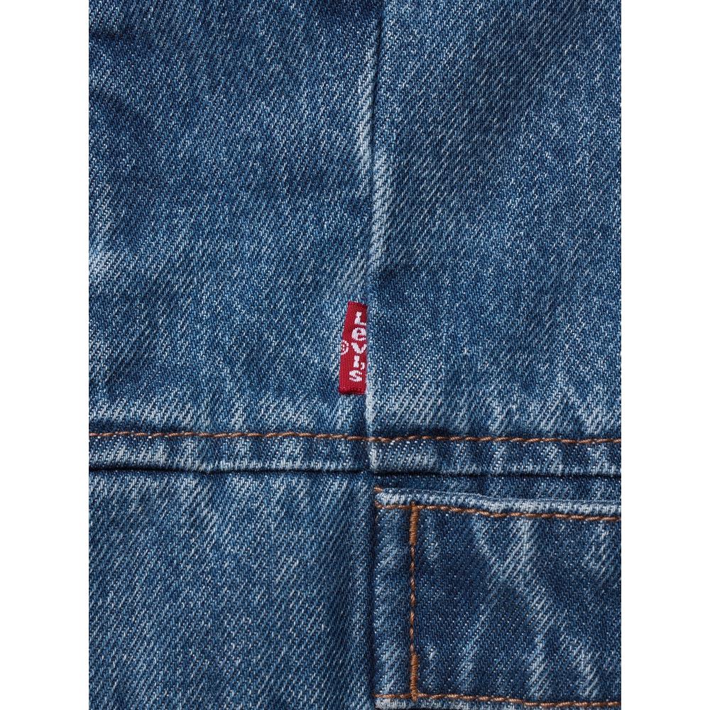 Levis American Vintage Wash Потертая Удобная Повседневная Джинсовая Куртка на Молнии с Длинным Рукавом Унисекс Куртки 005MU-0001