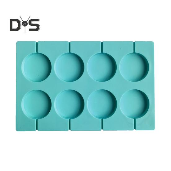 Форма для леденцов с антипригарным покрытием, домашний силикон, 8 полостей, круглая форма, кухонные аксессуары