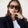 Винтажные квадратные солнцезащитные очки для женщин и мужчин, с двойным мостиком, стильные, с защитой от бликов, для вождения, женские, UV400, Gafas De Sol