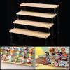 Wood Display Stand Resin Kit Pop Figures Garage Storage Rack Acrylic Support Holder Cosmetic Makeup Desktop Organizer Shelf