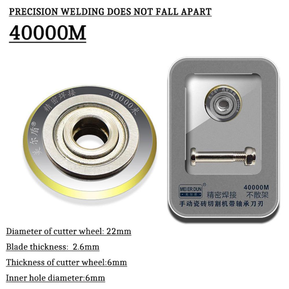 Alloy Carbide Tile Cutter Wheel With Bolt Lock Nut 22MM Ceramic Tile Cutter Manual Tile Cutter Blade Manual Tile Cutting Machine