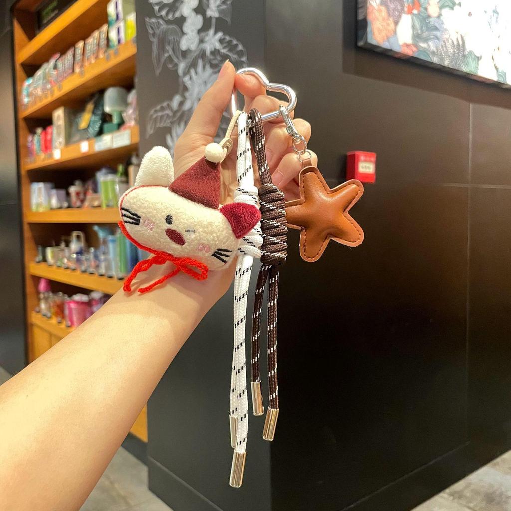 Брелок для ключей «Медведь из мультфильма» с пряжкой Love и ремешком на руку