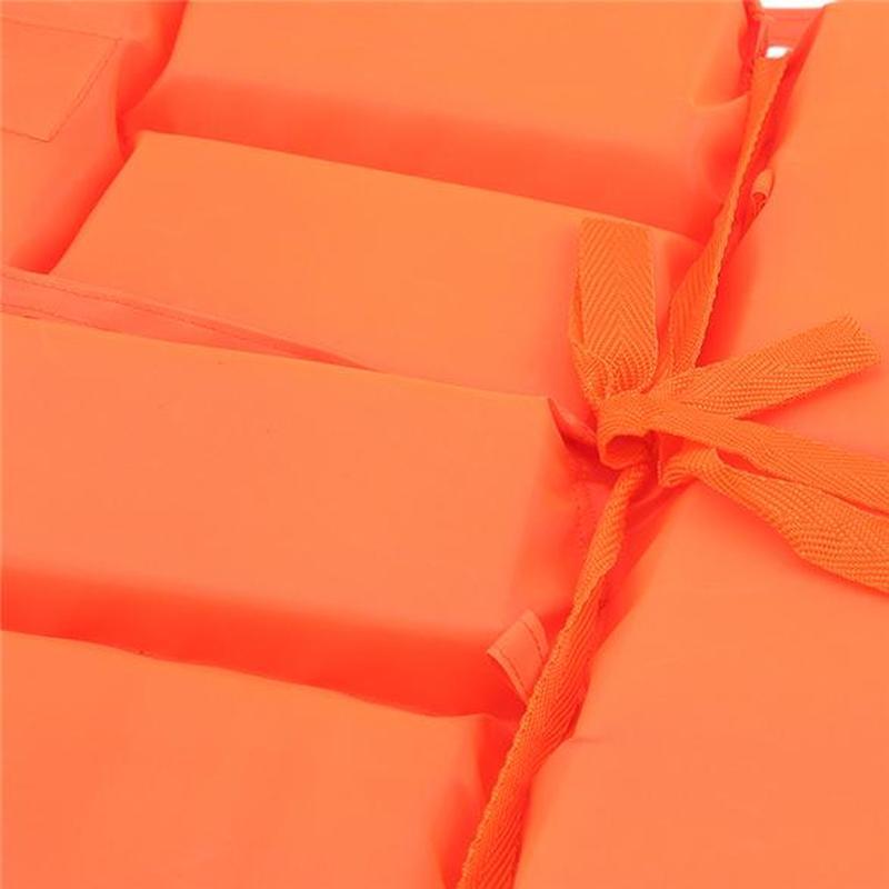 Оранжевый спасательный жилет для взрослых из ткани Оксфорд Водонепроницаемый легкий спасательный жилет SOS Спасательные принадлежности