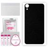 apgo Protective Skin Sticker for the Back Compatible with HTC Desire 820, Wrap Film, Foil, Vinyl - Pattern Matte Black